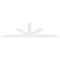 Ekena Millwork Saratoga Architectural Grade PVC Gable Bracket, 84"W x 21"H x 2"D x 4"F, 6/12 Pitch GBP084X21X0204SAR00 - alternate 5